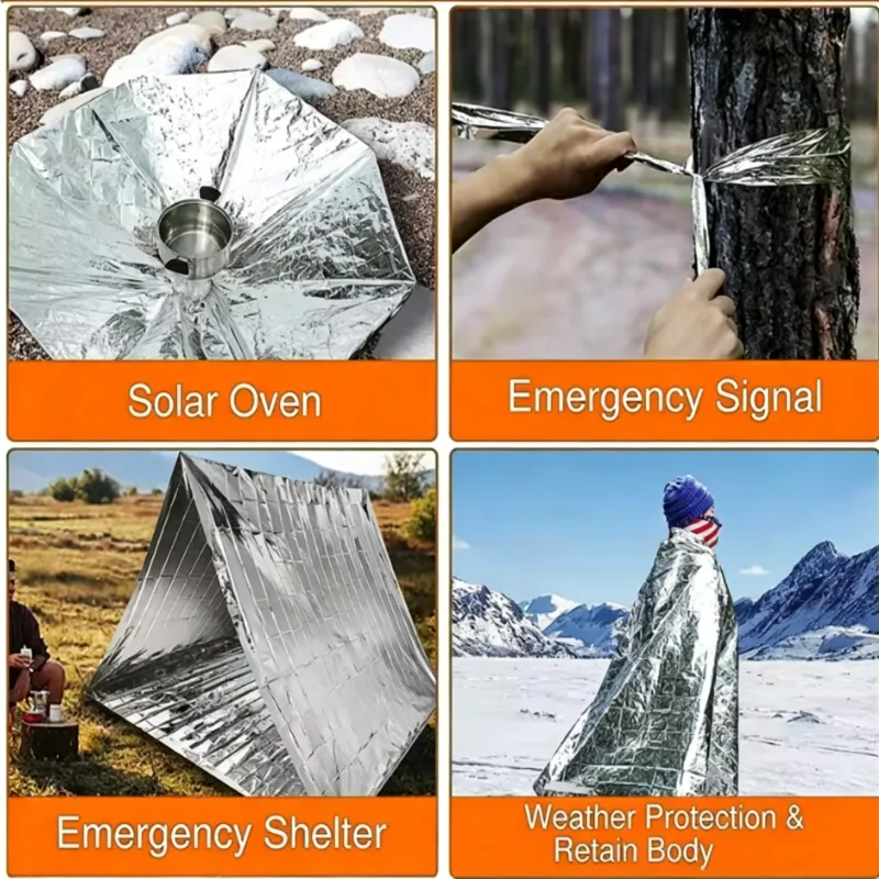 Multifunktionale Winddichte Wa – Survival Blanket Reflective Bewertung und Preis