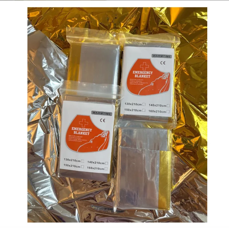 4er-Pack gold-silberne Mylar-N – Survival Blanket Reflective Bewertung und Preis