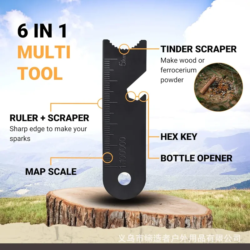 Tragbares Outdoor-Feuerstahl-S – Magnesium Fire Starter Bewertung und Preis