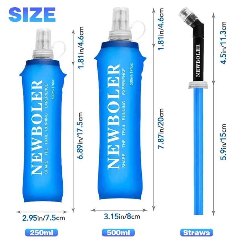 NEWBOLER 250 ml 500 ml Wasserf – Water Bag Collapsible Bewertung und Preis