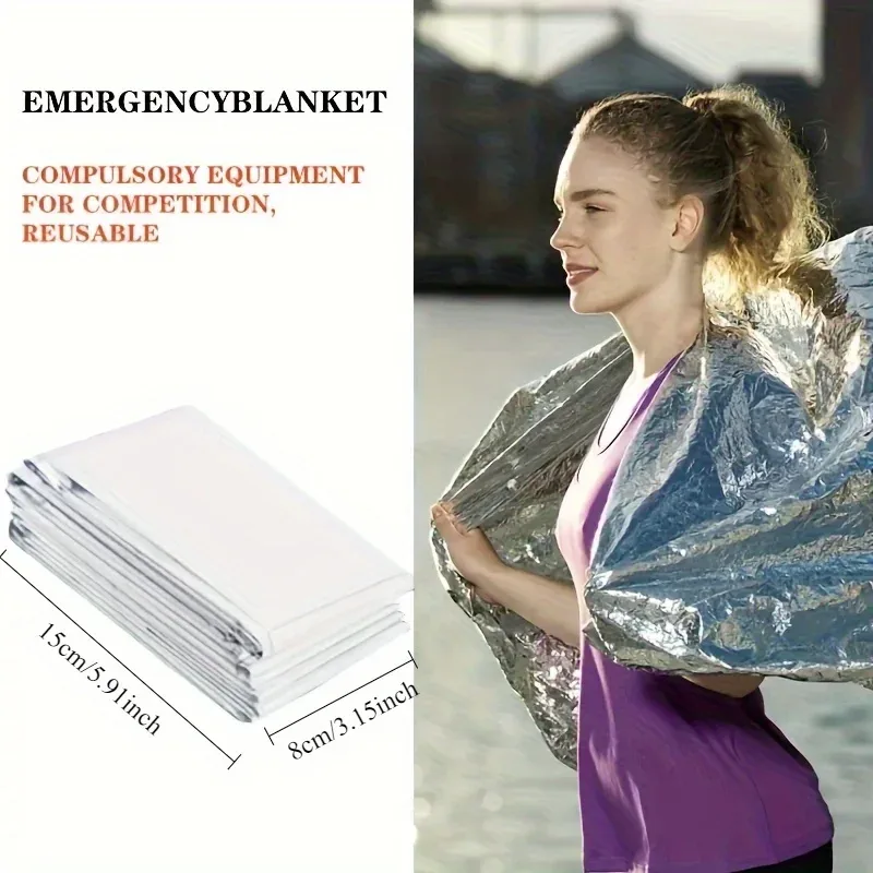 1 Stück tragbare Erste-Hilfe-D – Survival Blanket Reflective Bewertung und Preis