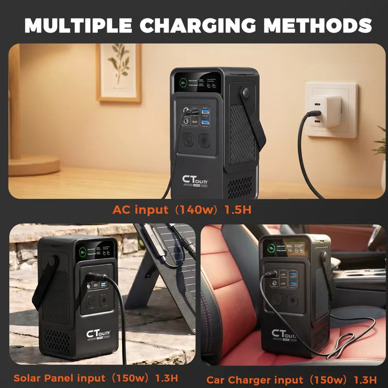 CTOLITY AP200 AP1000 Tragbare  – Solar Emergency Charger Bewertung und Preis