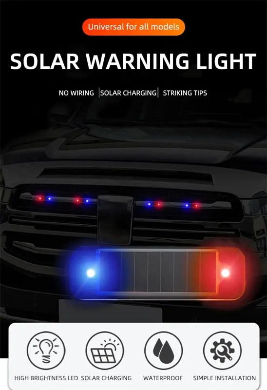 Mini LED Solar Power Auto Warn – Sos Light Strobe Bewertung und Preis