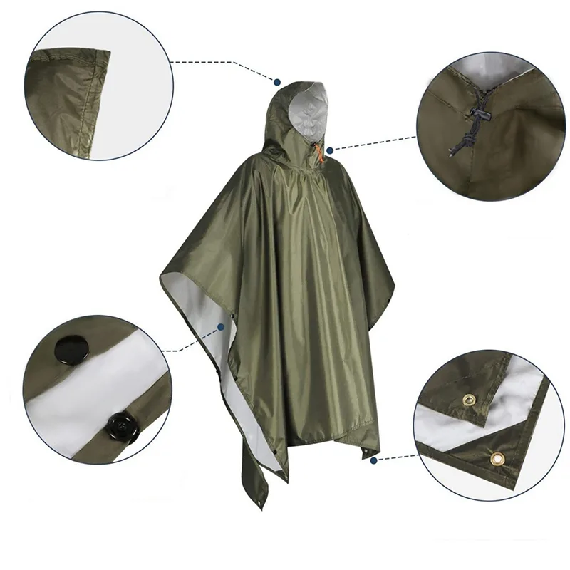 Hochleistungs-Regen poncho für – Emergency Poncho Rain Bewertung und Preis
