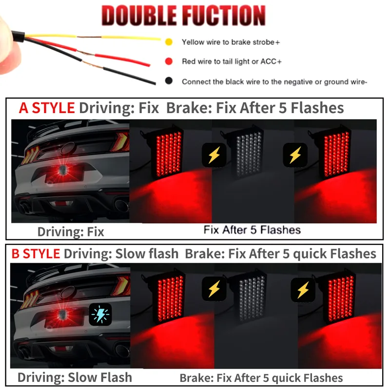 F1 Bremslicht hinten für Kfz-R – Sos Light Strobe Bewertung und Preis