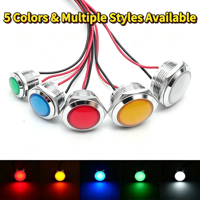 12mm 16mm 19mm 22mm Metall-LED – Signal Panel Orange Bewertung und Preis