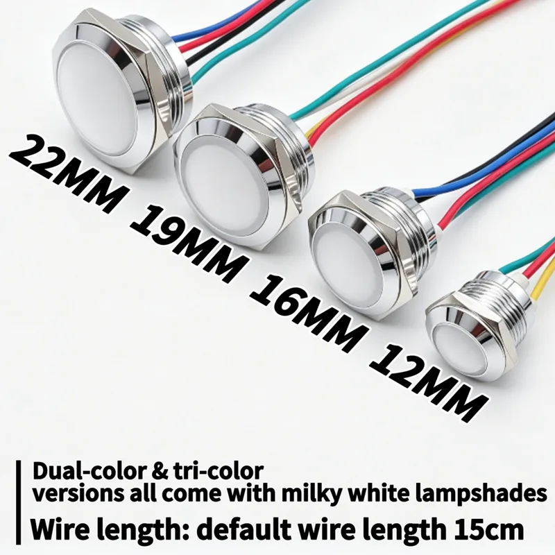 12mm 16mm 19mm 22mm Metall-LED – Signal Panel Orange Bewertung und Preis
