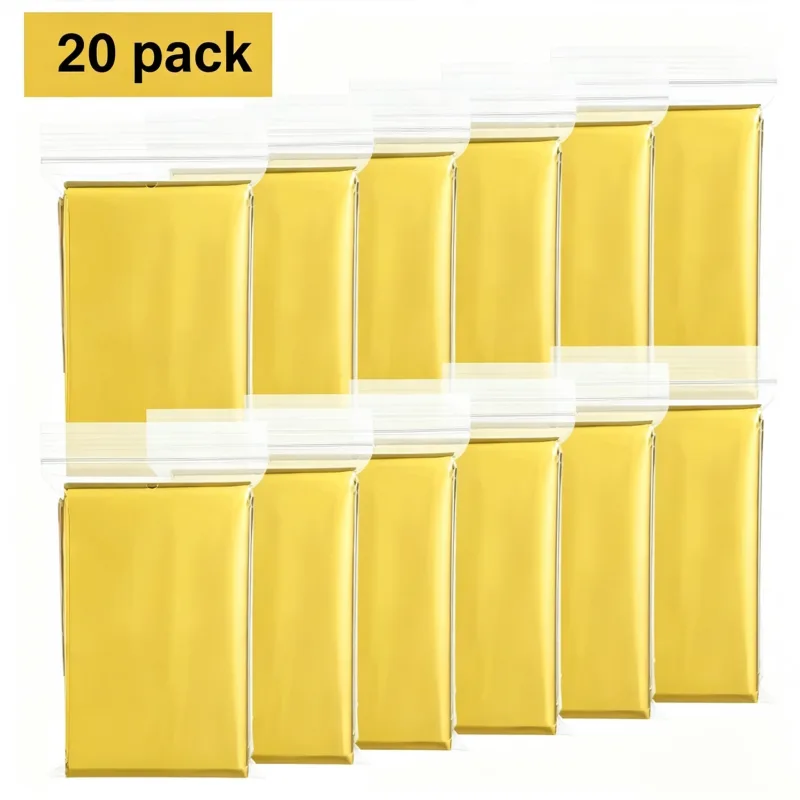 20 Stück lose verpackte riesig – Survival Blanket Reflective Bewertung und Preis